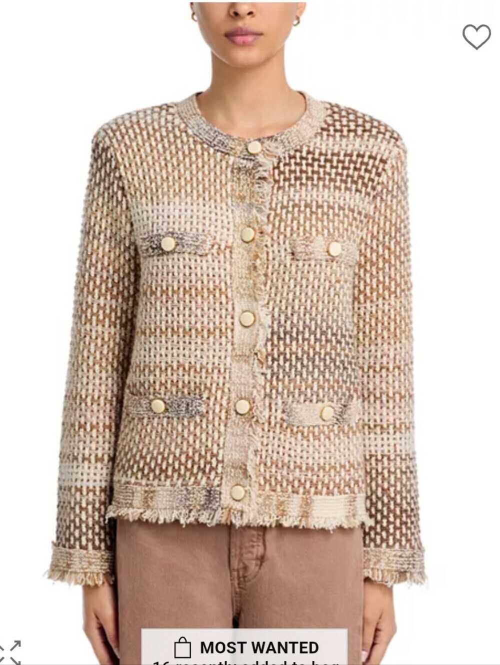 NWT Veronica Beard Sariyah Knit Jacket Sz XL - Picture 6 of 8
